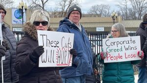 Protesters rally in Niles against possible Medicaid cuts